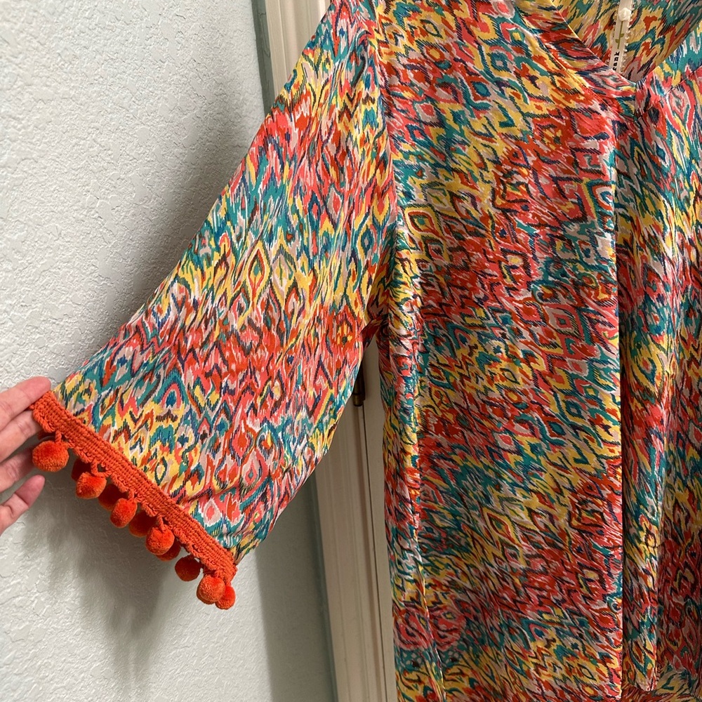 Uncle Frank Multicolor Zigzag Blouse - image 2